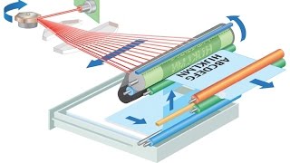 Animation of print process in laser jet [upl. by Rocker]