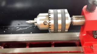 MicroLux TrueInch Lathe Demo [upl. by Darreg]