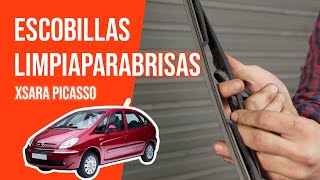 Cómo cambiar los escobillas limpiaparabrisas XSARA PICASSO 🌧 [upl. by Haze]