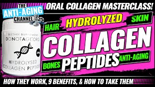 COLLAGEN PEPTIDES  The Age Reversal Skin Supplement [upl. by Couchman]