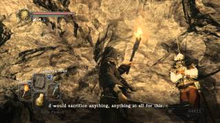 How to locate Lucatiel of Mirrah in the Black Gulch  Dark Souls II [upl. by Brunella]