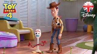 TOY STORY 4  Meet Forky  Clip  Official Disney Pixar UK [upl. by Florin]