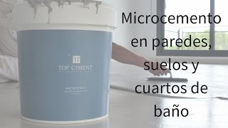 🎥 Vídeo Aplicación Microcemento en Paredes Suelos y Baños [upl. by Ailsa]