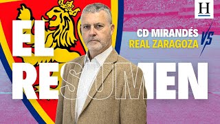 ⚽​ RESUMEN del Mirandés vs Real Zaragoza [upl. by Yenahteb681]