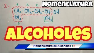 Nomenclatura de ALCOHOLES muchos ejemplos [upl. by Byrle296]