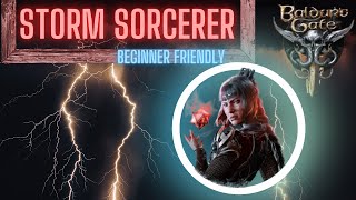 BEST Shadowheart STORM SORCERER CLERIC WIZARD Multiclass Step by Step Guide Baldurs Gate 3 [upl. by Idnir699]