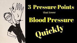 3 PRESSURE POINTS that lower blood pressure QUICKLY [upl. by Nnaoj448]