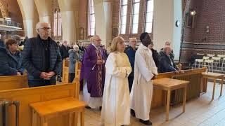 17 mars 2024  Messe du 5eme dimanche du carême 2024 au Sanctuaire de Sainte Thérèse de Lisieux [upl. by Enautna]