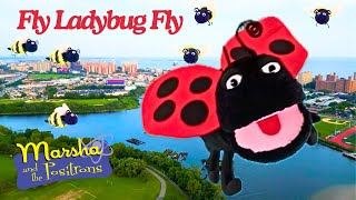 Fly Ladybug Fly  Song about Enjoying Nature with Adorable Puppets by Quack amp Wabbit Puppet Theatre [upl. by Gnap108]