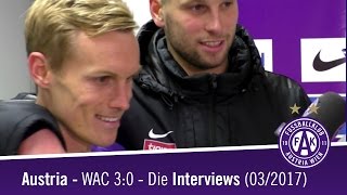 LiveInterviews nach Austria Wien  Wolfsberger AC [upl. by Iemaj]