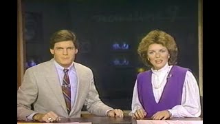 KWTV TV 9 Newsline 9 Airchecks Oklahoma City August 13 1985 [upl. by Chaffinch]