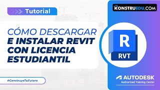 ¡Descarga e instala Revit GRATIS Licencia estudiantil  Tutorial Paso a paso [upl. by Keverne]