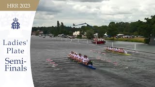 Hollandia Roeiclub NED v Leander Club  Ladies Plate  Henley 2023 SemiFinals [upl. by Epuladaugairam949]