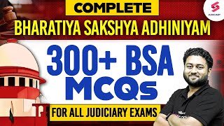 BSA MCQs marathon for all Judiciary Exams  Bharatiya Sakshya Adhiniyam 2023  Vishal Sir [upl. by Yentroc]