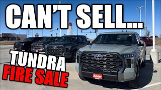 Dealership Lots FLOODED with UNSOLD Toyota Tundras [upl. by Ianthe]