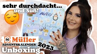 Durchdacht 😌 Müller AVEO Adventskalender 2023  UNBOXING [upl. by Siramed358]