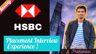 HSBC  Placement Interview Experience  2021  33 [upl. by Felizio107]