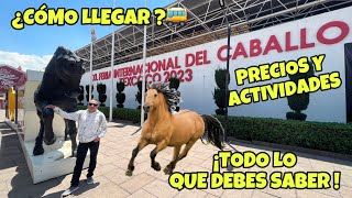 Así es la Feria Internacional del Caballo Texcoco 2023  Su historia ¿Cómo llegar [upl. by Mohr]