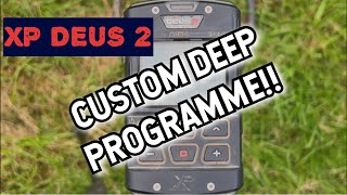 XP DEUS 2  ULTRA DEEP custom programme  xpdeusii xpdeus deus2 [upl. by Inatsed]