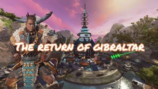 The return of gibraltar  Apex Legends Triple clip gameplay [upl. by Attener]