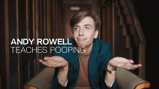 Andy Rowell Teaches Pooping Masterclass trailer parody [upl. by Dew]