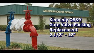 Gate Valve Packing Replacement Video [upl. by Marylinda]