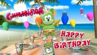 Happy Birthday Gummibär Music Video Gummy Bear Song [upl. by Kemeny152]