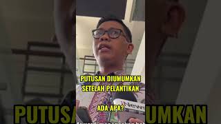 DITUNDA PUTUSAN SOAL KEABSAHAN GIBRAN MENJADI WAPRES [upl. by Ococ]