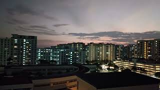 Sunset At Tampines West 20240918 192524 淡滨尼西的夕阳 2024年9月18日 [upl. by Adda]