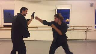 Jeet Kune Do Pad Work  Pratzentraining [upl. by Kanal750]