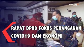 Rapat Kerja DPRD Fokus Penanganan Covid19 amp Pemulihan Ekonomi [upl. by Sirred]