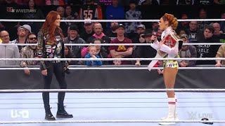 Ronda Rousey Returns To RAW  Lita Challenges Becky Lynch [upl. by Atena]