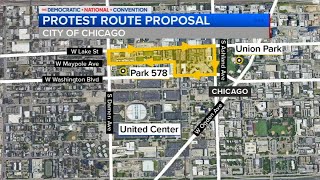 Federal judge refuses to grant changes to DNC protest route requested by proPalestinian organizers [upl. by Alliuqahs478]