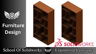 Solidworks Tutorials  Furniture Design In Solidworks  Cabinetry Furniture [upl. by Doe]