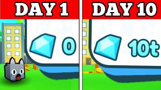 HOW to MAKE 1T Gems EVERY DAY WITHOUT TRADING in Pet Simulator X [upl. by Nylrebmik]