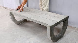 How to make a beautiful relaxing chair from concrete  Home decoration [upl. by Martinsen169]