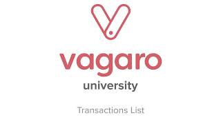 Transactions List in Vagaro [upl. by Farlie]