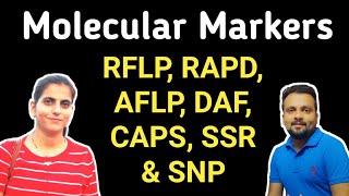 Molecular Markers  RFLP RAPD AFLP SSRCAPS and SNP principles and in details comparison [upl. by Lazaruk]