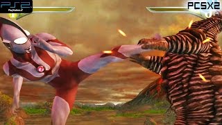 Ultraman Fighting Evolution Rebirth  PS2 Gameplay 1080p PCSX2 [upl. by Thorin]