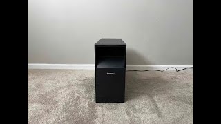 Bose Acoustimass 10 IV Module Home Entertainment Theater Powered Active Subwoofer Speaker System [upl. by Eigla751]