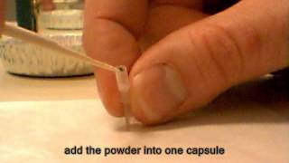 1 loading powder in capsule [upl. by Eyaf]