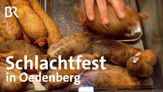 Kesselfleisch Schlachtfest in Oedenberg  Zwischen Spessart und Karwendel  BR  Doku  Reportage [upl. by Lonny820]