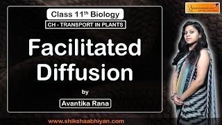 Facilitated Diffusion  Transport in Plants  CBSE Class 11 Biology [upl. by Ehtiaf]