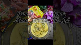 Ikan masin  nenas masak lemak cili api subscribe asianfood [upl. by Mendez]