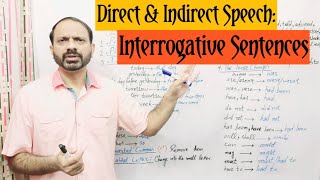 Direct amp Indirect Speech Interrogative Sentences [upl. by Ivanah608]