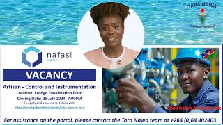 💦Vacancy Nafasi Water Artisan Control and Instrumentation Closing Date 25 Jul 2024 [upl. by Lotsirk]