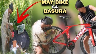 MAY BIKE SA BASURA quotPUBLIC PRANKquot BIKE WORTH 1000000000 [upl. by Ratha]