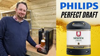 Perfect Draft Spaten lager keg review München Münchner Hell for Philips Perfectdraft beer machine [upl. by Eupheemia]