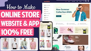 How to Create a FREE eCommerce Website with WordPress – ONLINE STORE 2024 [upl. by Ajnot]