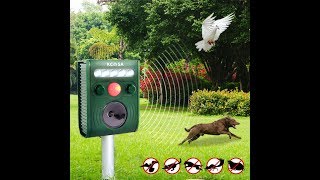 KCASA KCJK369 Garden Ultrasonic Animal Repeller [upl. by Akimahc]